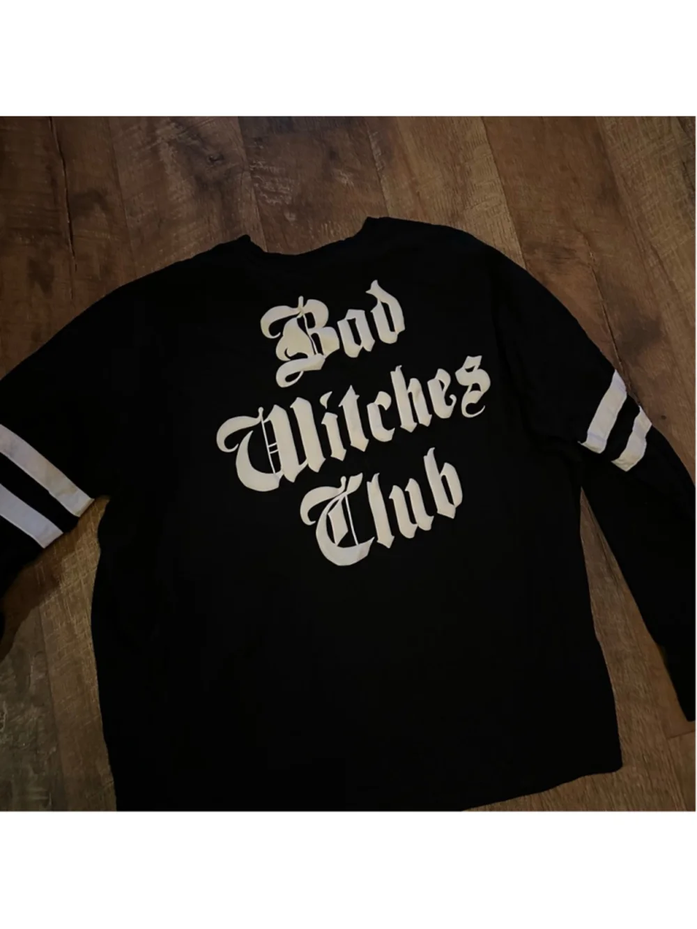 Women's Disney Bad Witches Club Long Sleeve Tee 2X Black White Summer
